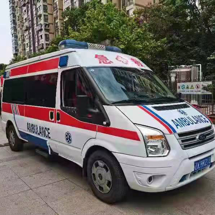 灞桥长途救护车护送病人返乡